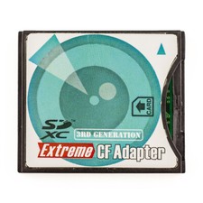 Adattatore da SD / SDHC / SDXC a schede CF come scheda di memoria Compact Flash tipo II