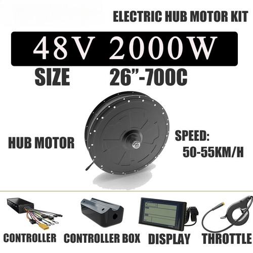 Kit motore mozzo posteriore - motore,