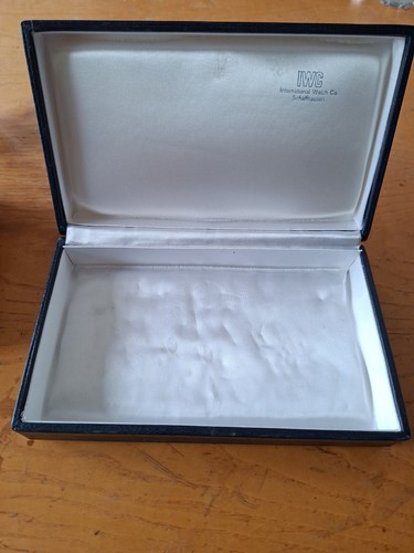 Scatola box vintage iwc - box,