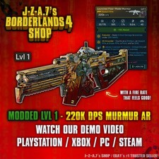 Borderlands 4✨ MODDED LEVEL 1 ONE 220K DPS FUCILE MORMORIO AR BL4✅PC-PS-XBOX✨