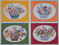 FRAI FELICITA (1909 - 2010) LITOGRAFIA OPERA GRAFICA DEL 1969 " Vasi di Fiori "