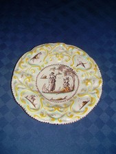 PIATTO IN MAIOLICA - LEVANTINO