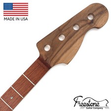 Collo per chitarra basso - Bubinga su noce nero - basso stile P adatto a precisione Fender
