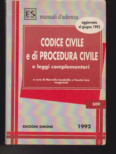 Codice civile procedura - civile, di