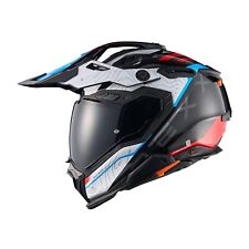 Nexx X. Wed 3 Furka Carbon Casco Moto (Bianco / Rosso/Carbonio) TG: XL (61)
