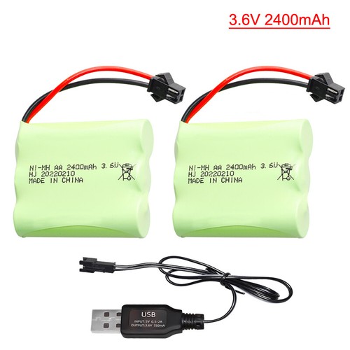 Batteria 2400mah ni - batteria, 2x