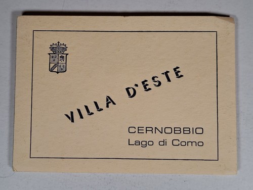 Villa este italia libretto - villa, d'este,