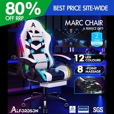 ALFORDSON Sedia Gaming con 12