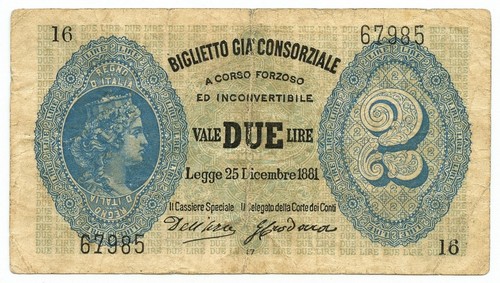 Lire biglietto già - lire,