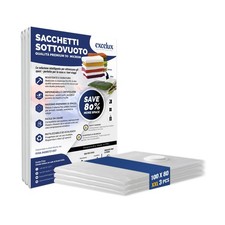 3 x SACCHETTI 80 x 100 SACCHI BUSTE SALVASPAZIO SOTTOVUOTO PER VESTITI E COPERTE