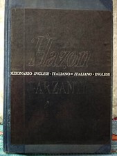 grande dizionario inglese italiano inglese hazon mario	Garzanti	1965 vocabolario