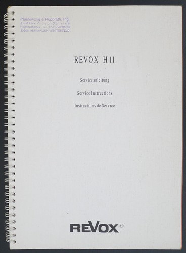Originale revox h11 cassette - originale,
