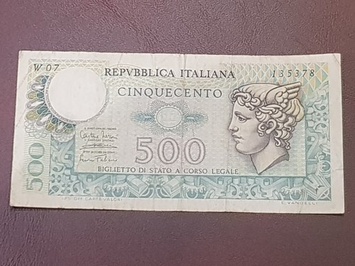 Banconota sostitutiva w07 500 - sostitutiva,
