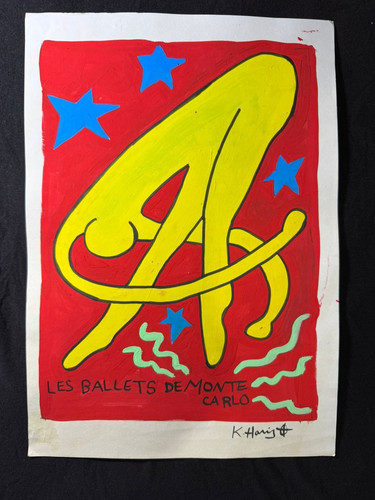 Keith haring disegno quadro - keith,