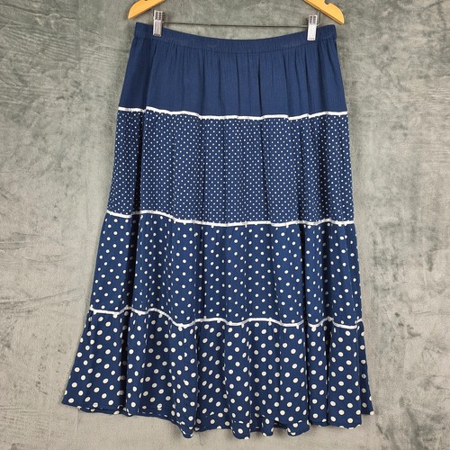 Gonna donna grande - blu, pois