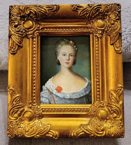 Antico quadro ritratto dipinto - quadro,