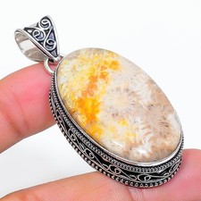 Ciondolo Fossil"Corallo Gemma