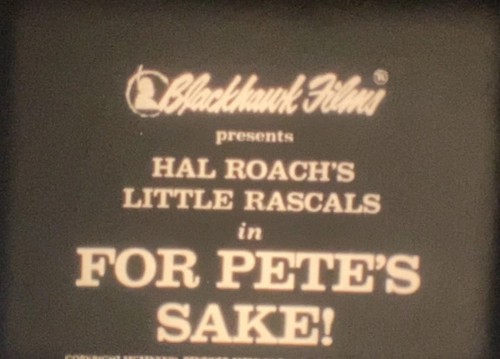 For pete sake - pete’s, (1934)