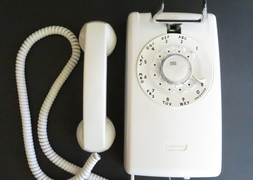 Telefono antico western - antico,