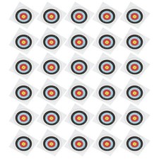 .›30 Confezione 60 cm Carta Bersaglio Tiro con l'Arco Anello Completo Tiro con l'Arco Composto Anti Curva Fiocchi