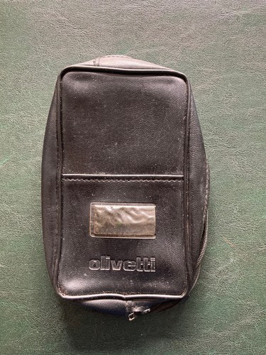 Rare vintage olivetti leather - rare,