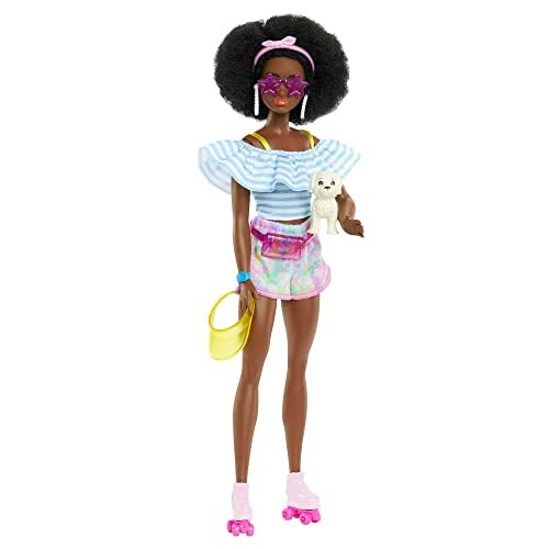 Barbie bambola con pattini a - bambola,