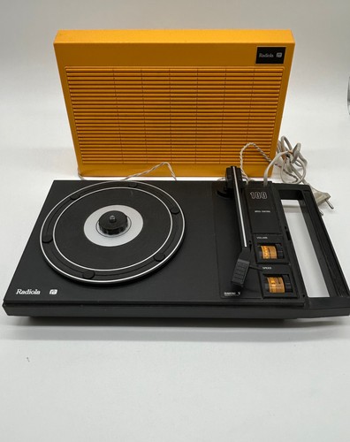 Platine vinyle portable orange - platine,