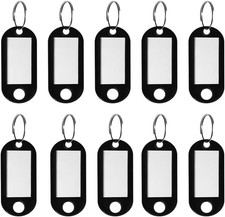 10 Pezzi Targhette Portachiavi