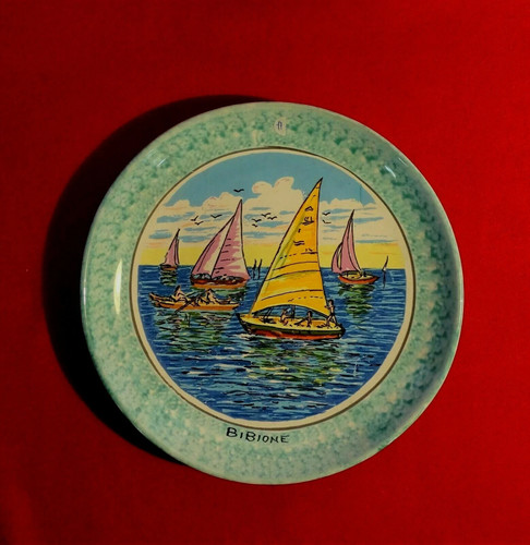 Antico piatto decoratico - piatto,