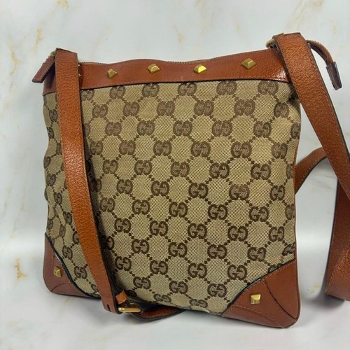 Borsa tracolla gucci tela - a, gg