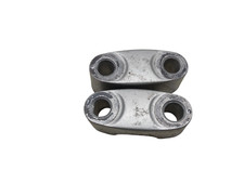 Coppia cavallotti manubrio ORIGINALE Yamaha TW 200 E 1993 1997 10919 km 1E6-2344
