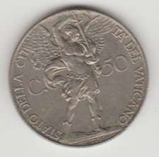 PIO XII VATICANO 50 CENTESIMI
