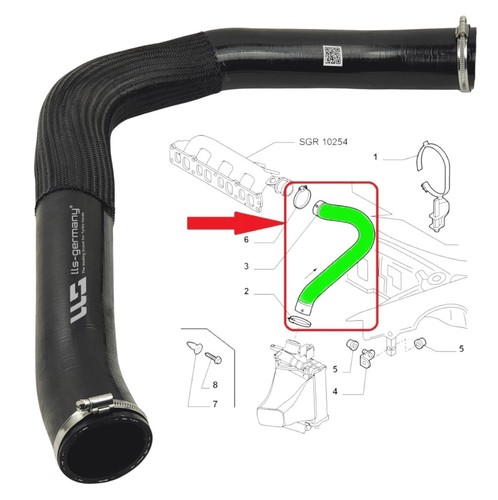 Tubo intercooler per alfa - intercooler,