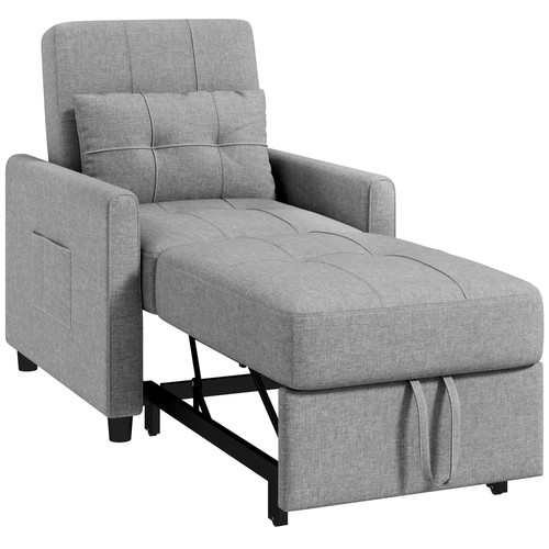Homcom poltrona letto con - poltrona,