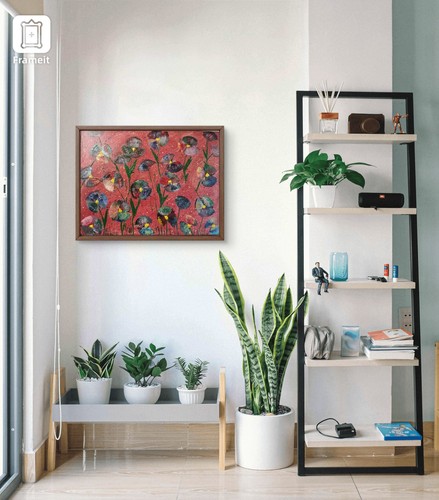 Dipinto quadro fiori acrilico - dipinto/quadro,