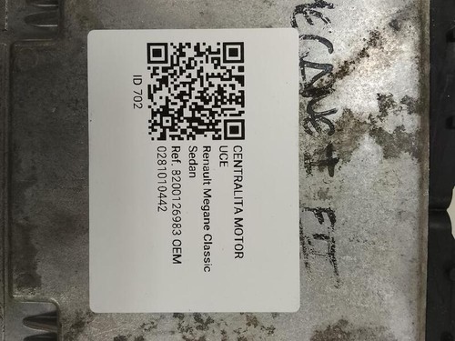0281010442 centralina motore