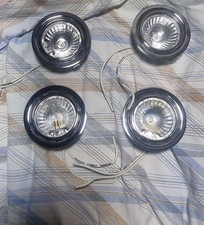 Faretto alogeno cromato da incasso per mobile 12v 20w