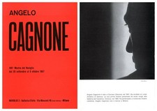 CAGNONE, Angelo Galleria del Navigio 1967