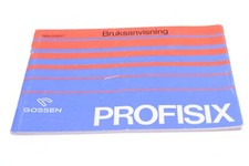 ✅ GOSSEN PROFISIX ESPOSIMETRO ISTRUZIONI MANUALE SVEDESE 138-2