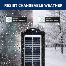 Caricabatterie E Mantenitore Di Carica Solare Compatto Impermeabile da 3W 12V  