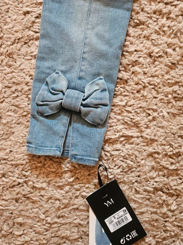 Jeans skinny donna con - , fiocco