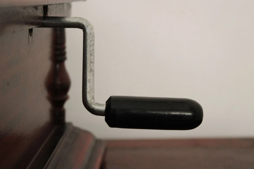 Hmv gramophone winding - gramophone, handle