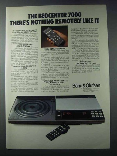 Pubblicità bang olufsen - bang,
