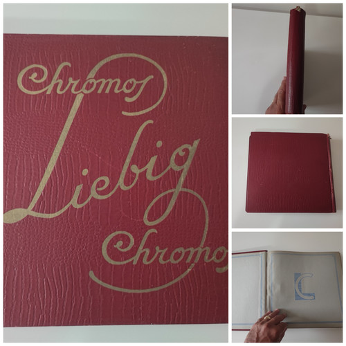 Album figurine liebig - figurine, belgio