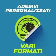ADESIVI PERSONALIZZATI CON LOGO ETICHETTE ADESIVE PVC VINILE ROTONDI o SAGOMATI