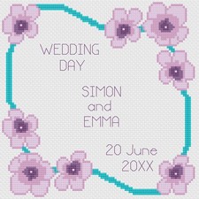 Punto Croce Matrimonio Kit