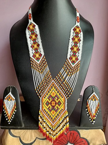 Orecchini con frange perle - frange,
