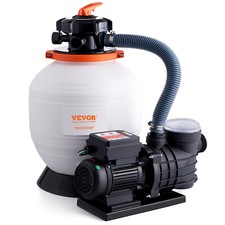 VEVOR Pompa Filtro a Sabbia per Piscina Fuori Terra 13000 L/h 450 W Valvola