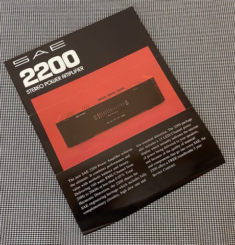 Sae 2200 amplificatore - 2200, di