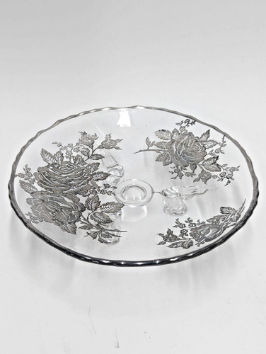Piatto vintage vetro - , argento